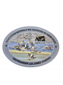 Siffleurs d'Europe - Autocollant Ovale 21cm X 15cm